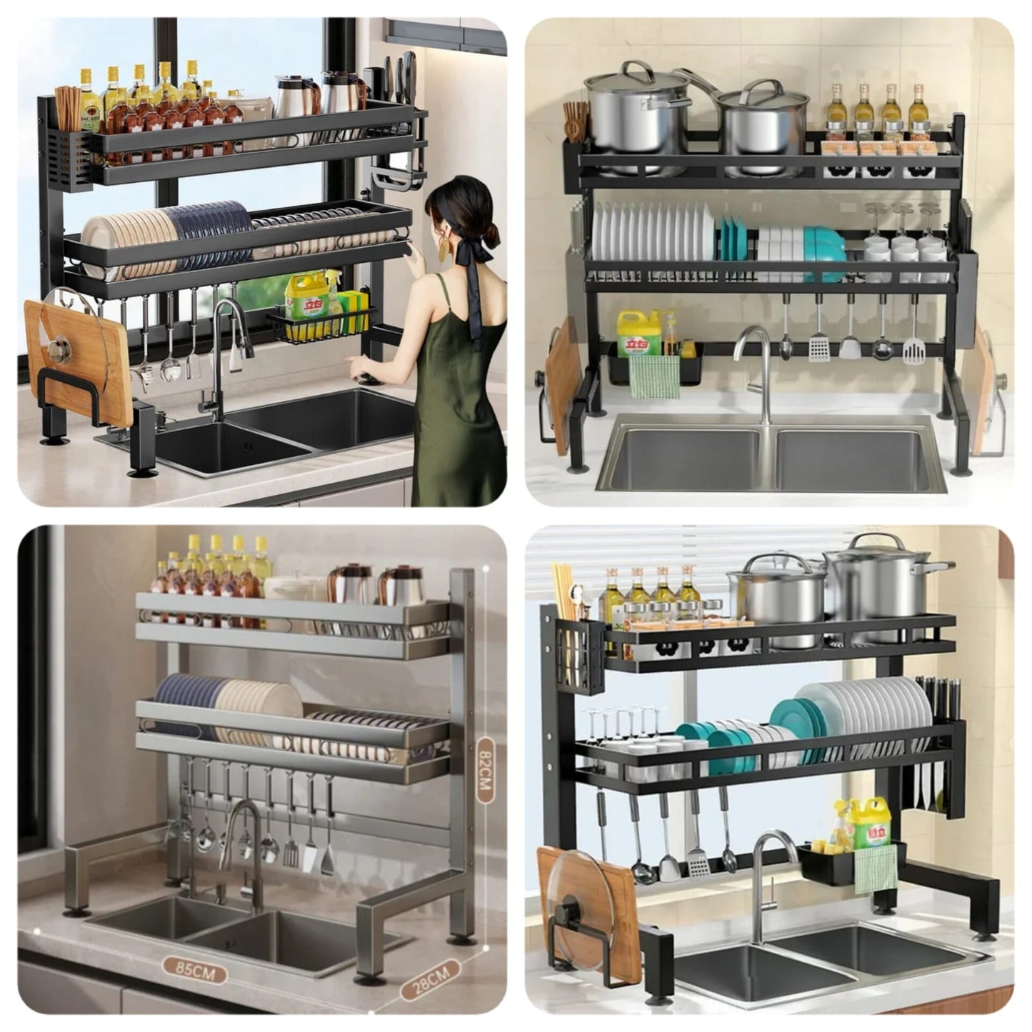 2Layer Over the Sink Rack