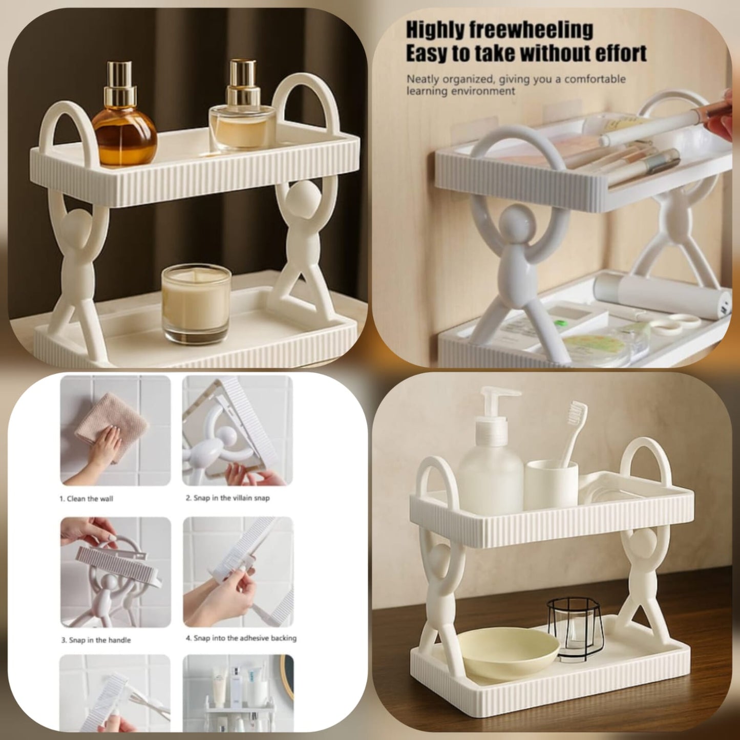 Wall-Mounted Character Shelf