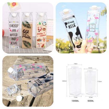 Acrylic Milk Bottle