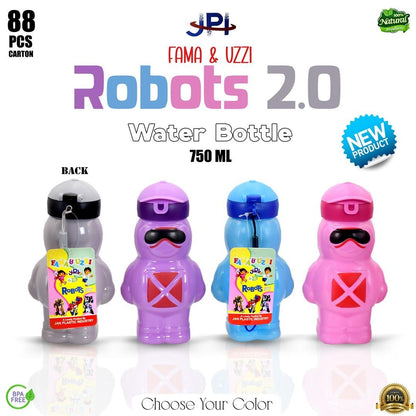 Plastic Robot Water Bottle