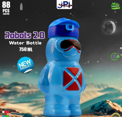Plastic Robot Water Bottle