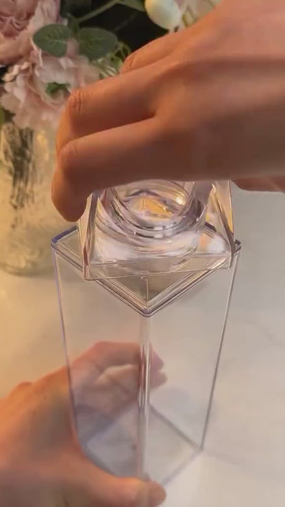 Acrylic Milk Bottle