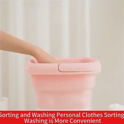 Foldable Electric Mini Washing Machine With Dryer